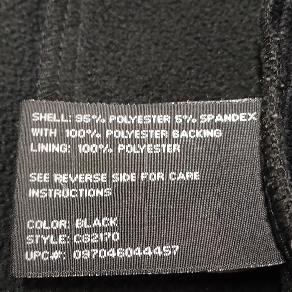 ZeroXposur Black Fleece Lined Soft Shell Performance Jacket Mens Sz  L - Picture 13 of 13